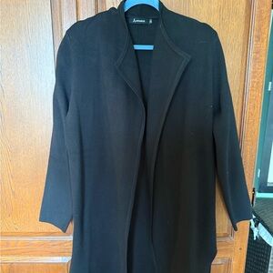 Women's Black SweaterCoat